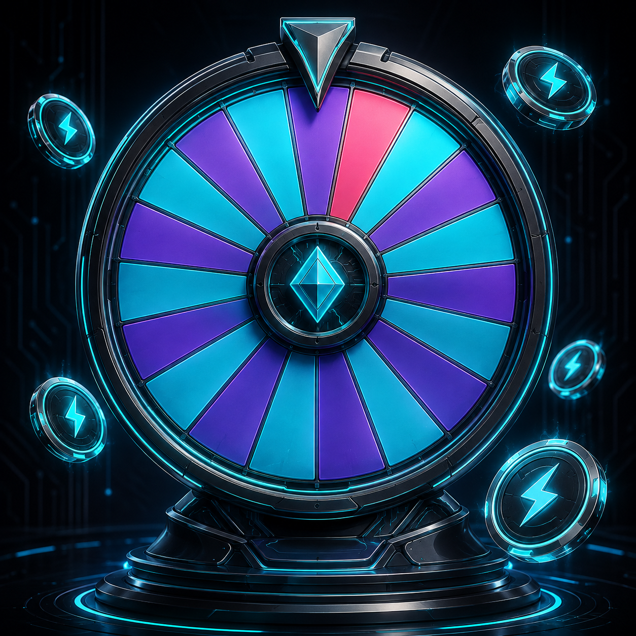 Neon Color Wheel